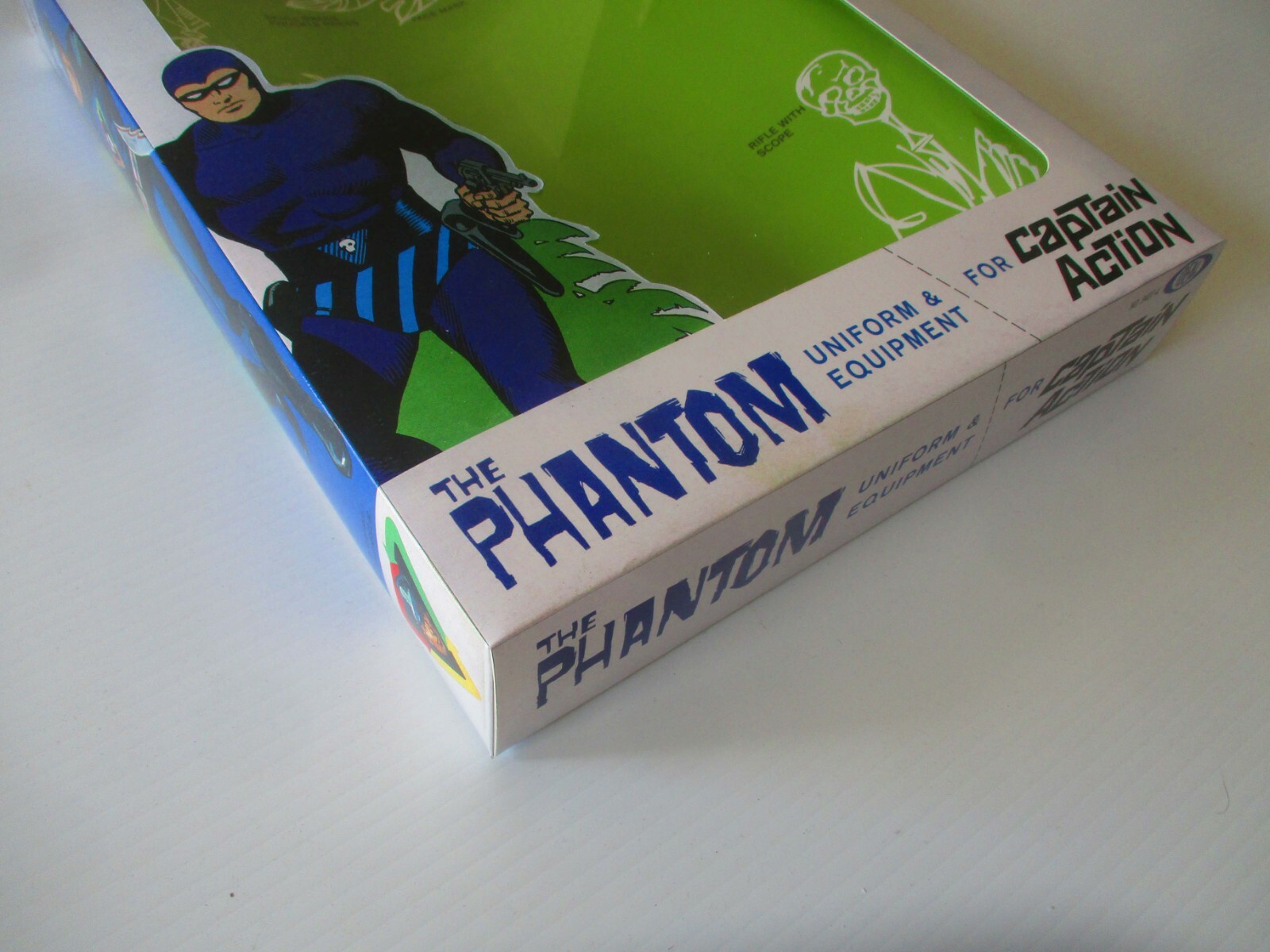 Captain Action Phantom  empty window box 1966 type unassembled 