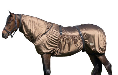 QHP Ekzemerdecke, 90 cm / 4'1 , brown