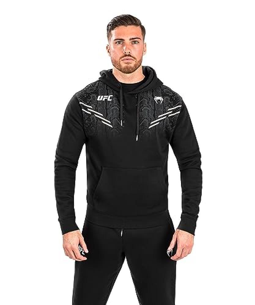 (TG. S) Venum UFC Adrenaline Men's Replica Pullover Hoodie - Nero - S - NUOVO