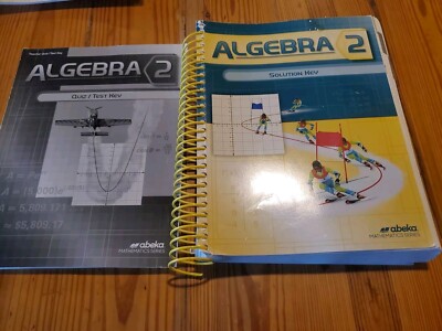 Abeka Algebra 2 Solution Key Video Teacher Quiz Test  Key Solutions Book Tests