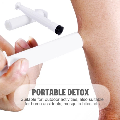 Snake Bite Kit Bee Sting Emergency First Aid Venom Extractor Suction Pump Tool