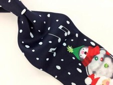 HOLIDAY TRADITIONS SANTA NARROW SNOW Christmas Men's Necktie tie XO-124 New