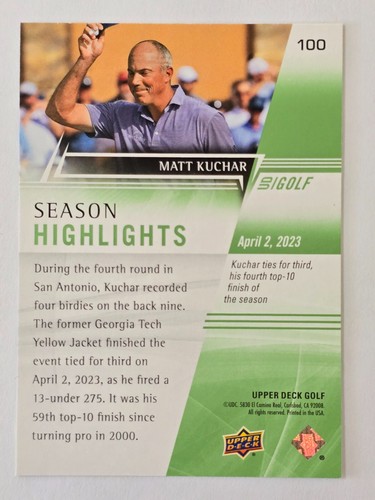 2024 Upper Deck Golf Base--You pick...Complete Your Set! - Bild 96 von 96