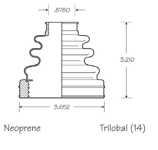 Juego de 4 kit de arranque eje CV delantero interior exterior para Toyota Matrix 2003-06 XRS Foto 4 de 4