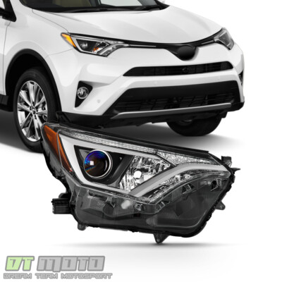 For 2016-2018 Toyota RAV4 Halogen Headlight Headlamp Replacement