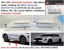 2022-25 Mitsubishi Outlander side effect rocker molding White Diamond MZ576917EX