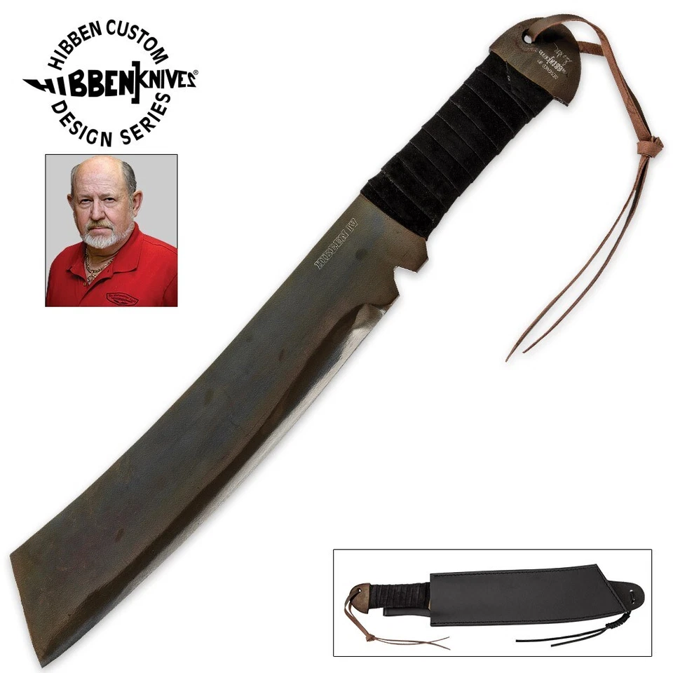 Cuchillo y funda machete táctico supervivencia caza pesada Gil Hibben Rambo IV GH5007 Foto 4 de 4