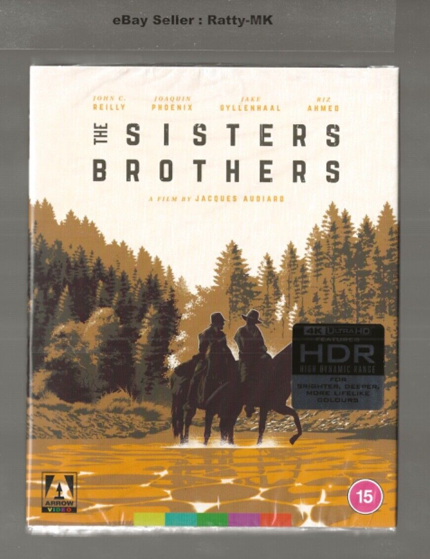 THE SISTERS BROTHERS - ARROW VIDEO UK EXCLUSIVE 4K BLU RAY - NEW & SEALED