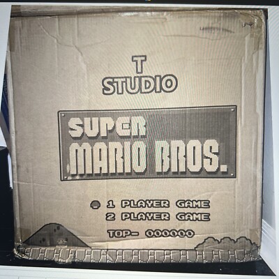 Ancienne Statue Super Mario En Résine – T Studio Collections – Diorama 62 Cm