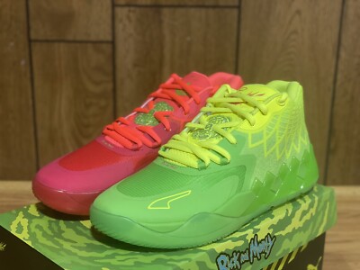 Puma LaMelo Ball MB.01 Rick and Morty 2022 376682-01 Size 14 Men Fast  Shipping | eBay