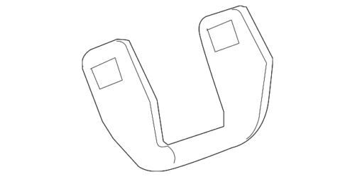 Mango de agarre para Ford F-250/F-350 Super Duty 2008-2010 (N/P 8C3Z-7831406-AC)