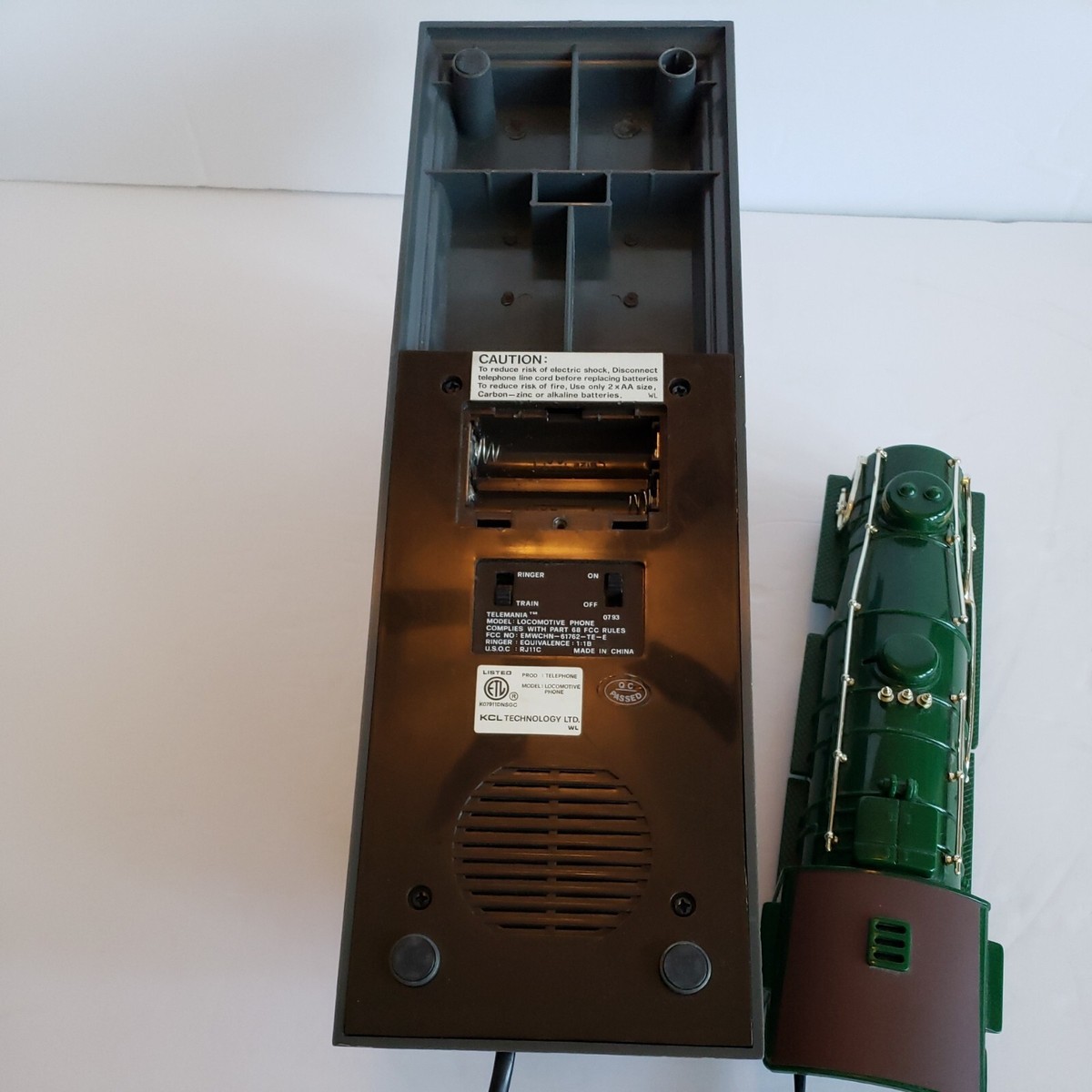 Telemania Crescent Train 1925 Green Locomotive Sound Push Button