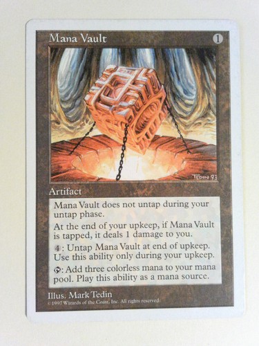 Mana Vault - Fifth Edition (5ED) - Magic the Gathering Mtg NICE