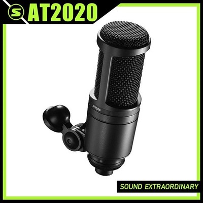 Audio Technica AT-2020 Kondensatormikrofon mit Nierencharakteristik für Studio - AT2020 XLR
