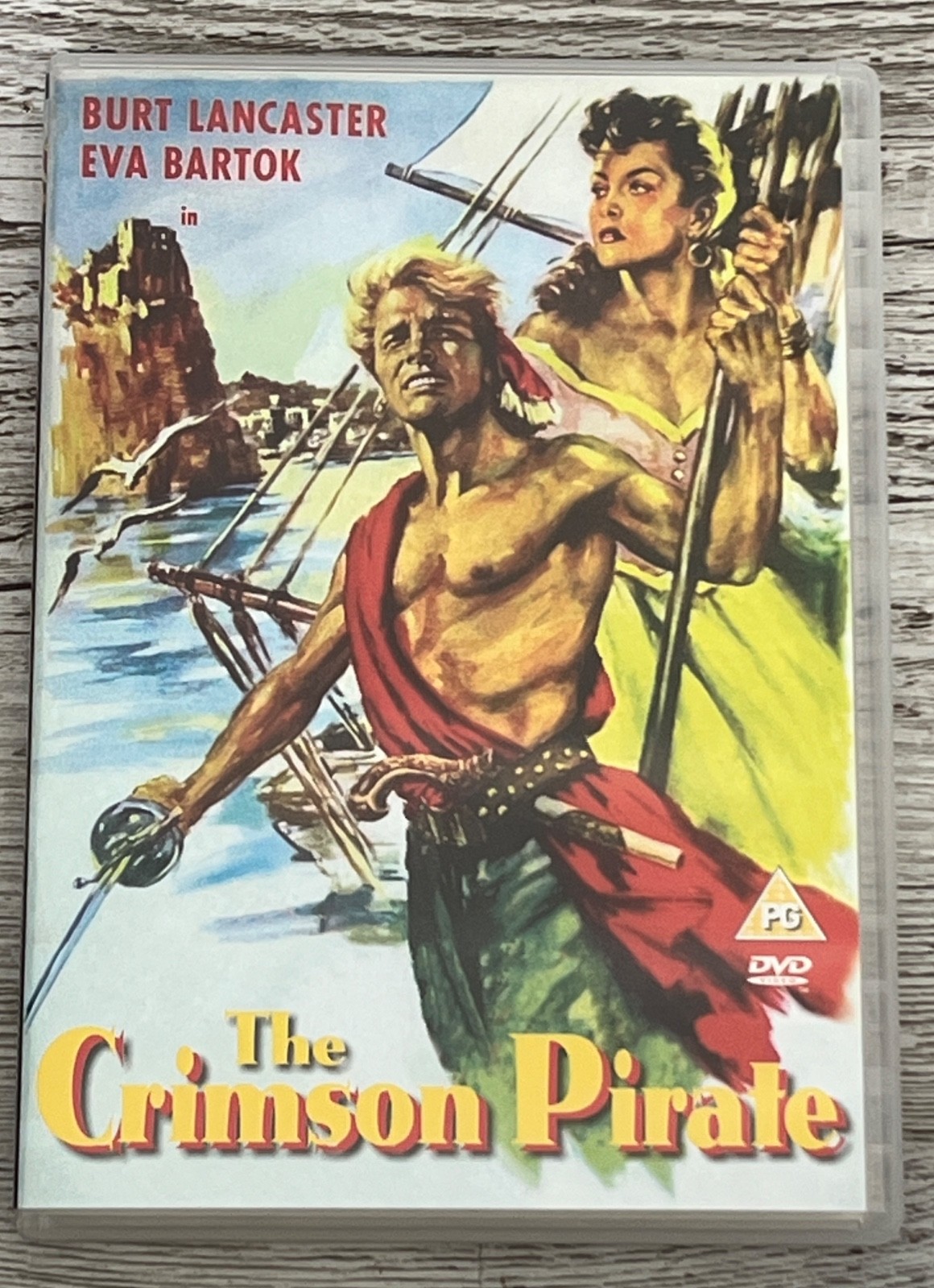 Burt Lancaster - The Crimson Pirate on DVD (1952)