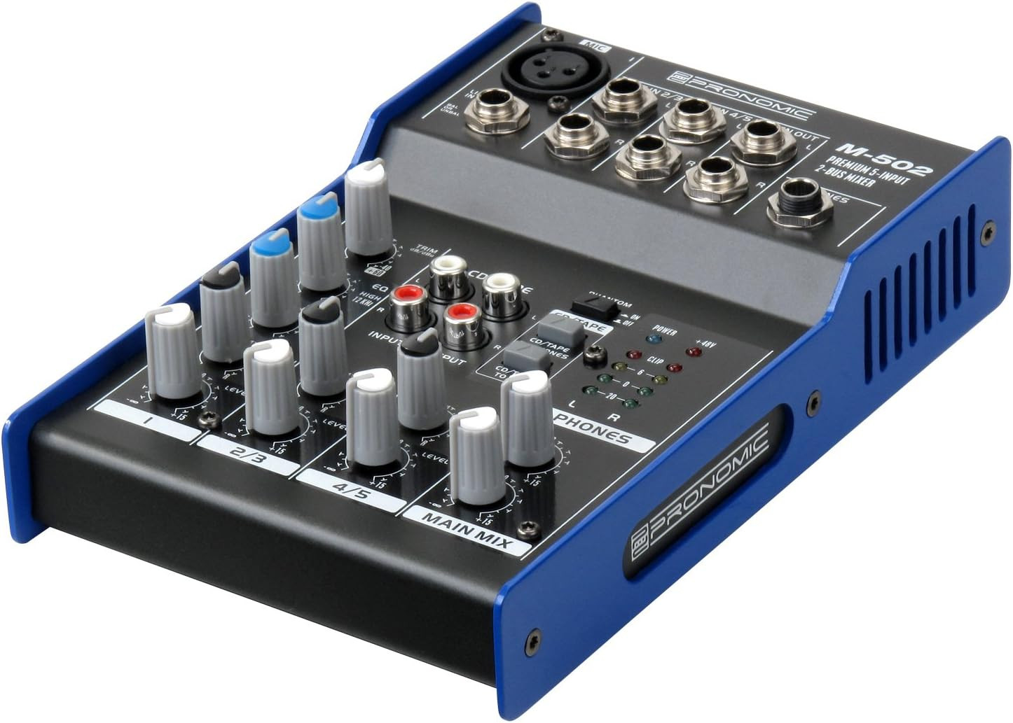 Mixer Audio M-502 Compatto 3 Bande EQ | Studio & Live Performance