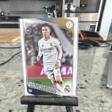 Topps Franco Mastantuono Rookie Real Madrid Soccer Trading Card. rookie card picture