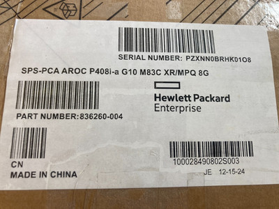 NEU HPE 836260-004 /804331-B21 Smart Array P408i-a 2GB SAS RAID Controller GEN10