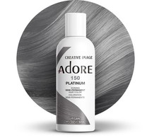 Adore Semi Permanent Hair Color 150 4 Fl Oz Pack of 1 , 150 Platinum