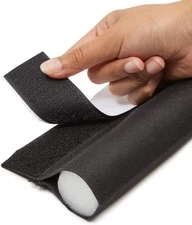 Stockroom Plus One-Sided Under Door Draft Stopper for Underdoer Seal, Black 