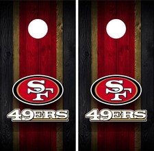 San Francisco 49ers Cornhole Wrap Skin Decal Football Sports Board Decal Sticker
