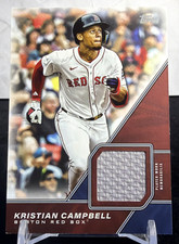 Kristian Campbell Boston Red Sox Relic Card 2026 Topps Series 1 Baseball MLM-KC