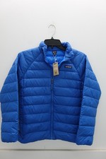  145 Patagonia Youth Kids Boys Full Zip Down Sweater Jacket Sz Medium  10 
