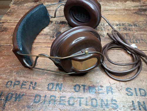 Koss Vintage 1960s Stereo Headphones Tested Working Excellent Condition