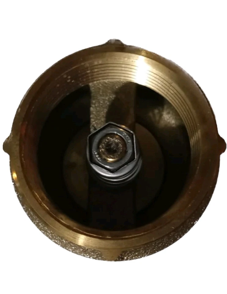 Merrill CVNL125 1-1/4" Brass Check Valve 700 series No Lead No-spin Poppet NEW  - Image 4 of 4