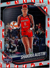 Shakira Austin 2025 Panini Prizm WNBA Logo Prizm #81 Washington Mystics