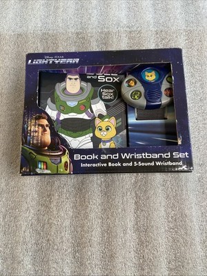 Disney Pixar Toy Story Buzz Lightyear & Sox Interactive Book & 5-Sound Wristband