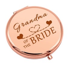 Grandma of The Bride Gifts Wedding Party Gifts Thank You Gift Compact Mirror ...
