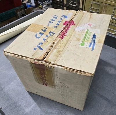 Original Apple SHIPPING BOX ONLY EMPTY Vintage 1984
