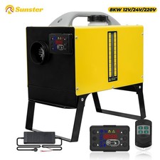 8KW Diesel Heater 12V 24V 230V Car Heater with Bottom Bracket for RV Camper Car