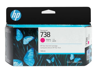 HP 738 / 498N6A Tinte magenta