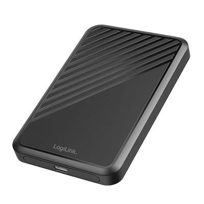 2,5'' Festplattengehäuse USB-C Gehäuse 6,35 cm SATA HDD SSD USB 3.2 Gen1 schwarz