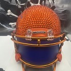 Bo Nix Fully Custom Gem Stone Signed Denver Broncos Mini Helmet — photo 3