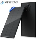 200W Monocrystalline Solar Panel 12V Off-Grid Battery Power RV Home Boat Camping