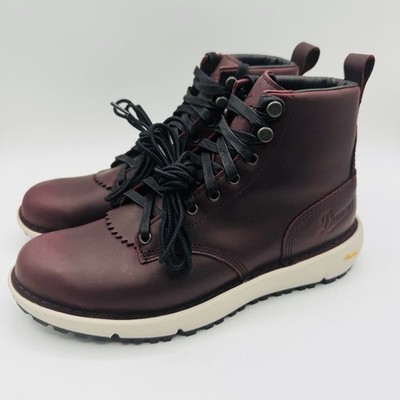 Danner Logger Boots Women s Size 7.5 Port Red Leather