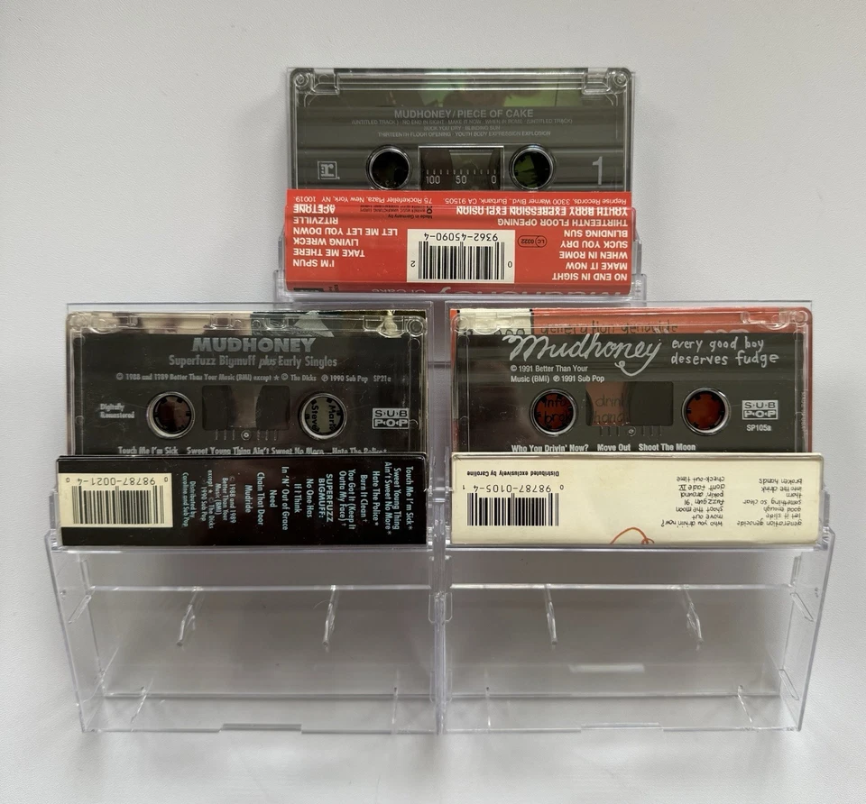 Mudhoney Cassette Tape Bundle Job Lot Rock Grunge X 3 Albums Foto 2 de 4