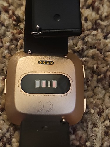 Fitbit Versa 2 Activity Tracker - Petal/Copper Rose Black Band - Picture 5 of 6