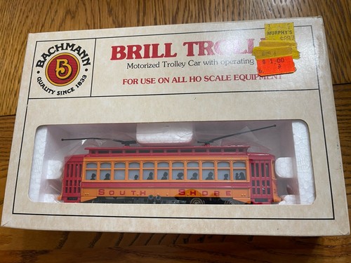Bachmann 1312 South Shore Line Brill Trolley mit Lichtern HO Scale Neu im Karton kostenloser Versand | Zustand: New