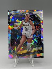 Panini 2025 Prizm WNBA Cracked Ice #92 Angel Reese Chicago Sky