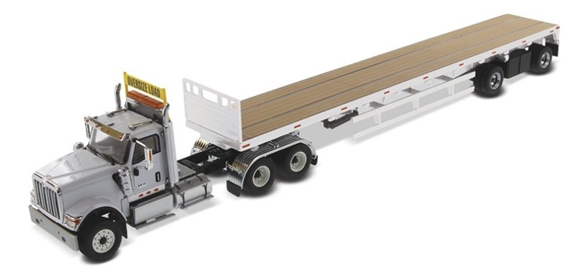 Camion International HX520 miniature 1/50 Diecast Masters avec plateau