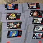 Nintendo snes Game Lot Bundle 9 Games! Untested!