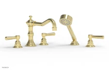 Phylrich 161-49/003 Deck Mount Tub Set with Hand Shower POLISHED BRASS New