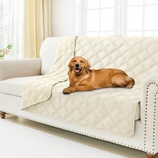 Waterproof Dog Bed Cover Blanket 52x82, Soft Reversible Pet Blanket, Washable...