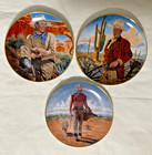 John Wayne Symbol of America Series 6 Franklin Mint Plates  — photo 3