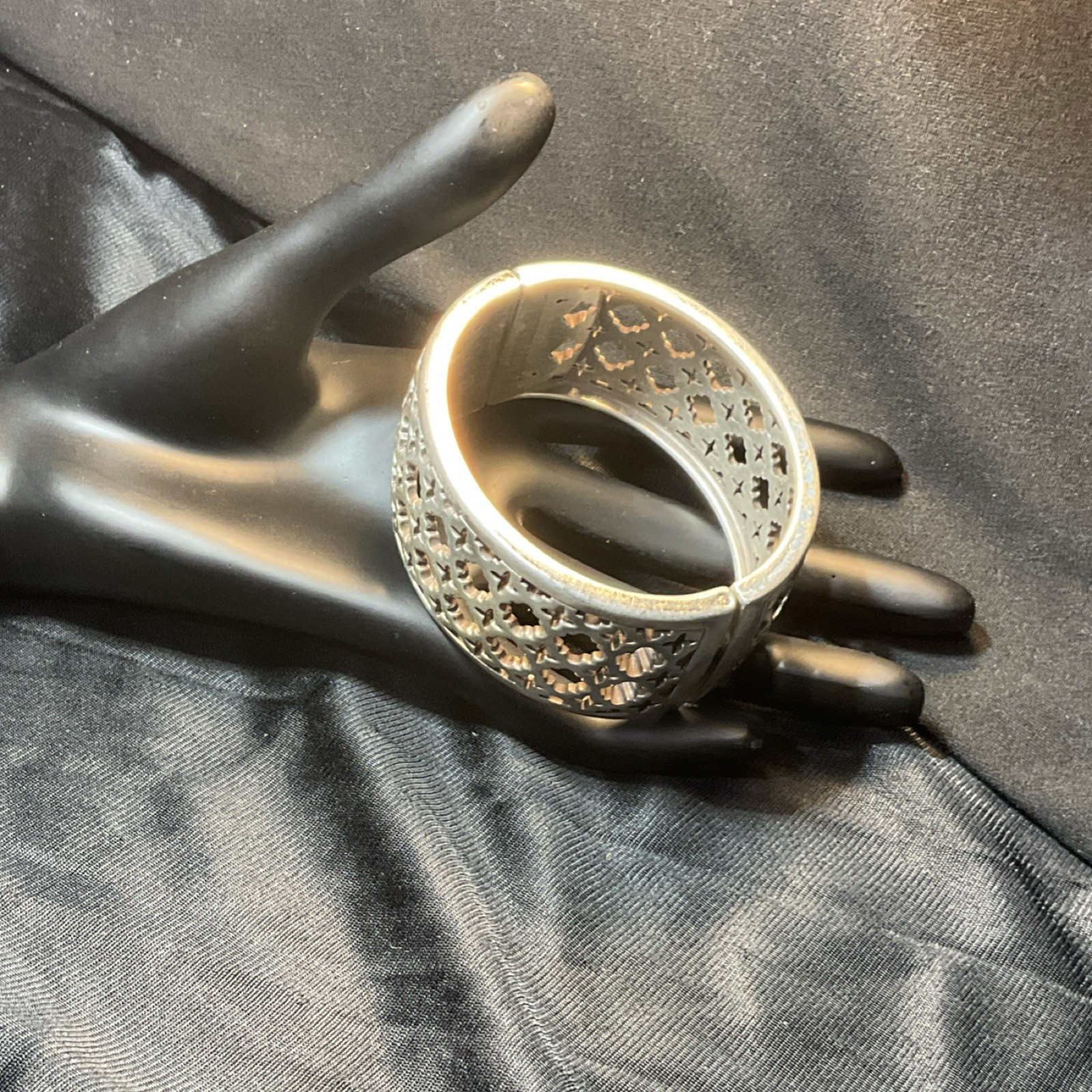 Brighton Magnetic Hinge Silver-tone Geometric Bra… - image 22