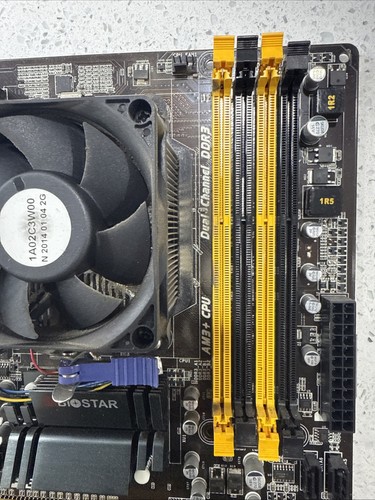 BIOSTAR TA970 VER 5.3 Sockel AM3+ AMD DDR3 ATX Mainboard - Bild 4 von 8